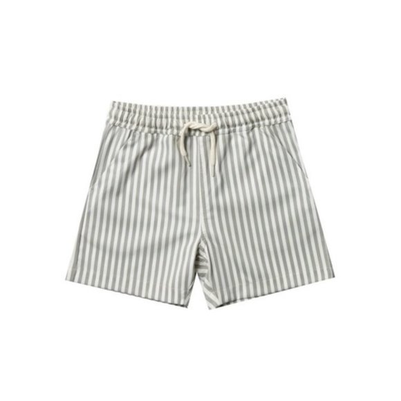 NEW Hurley black pink stripe board shorts boys swim trunk swimsuit sz 2T 3T 4T